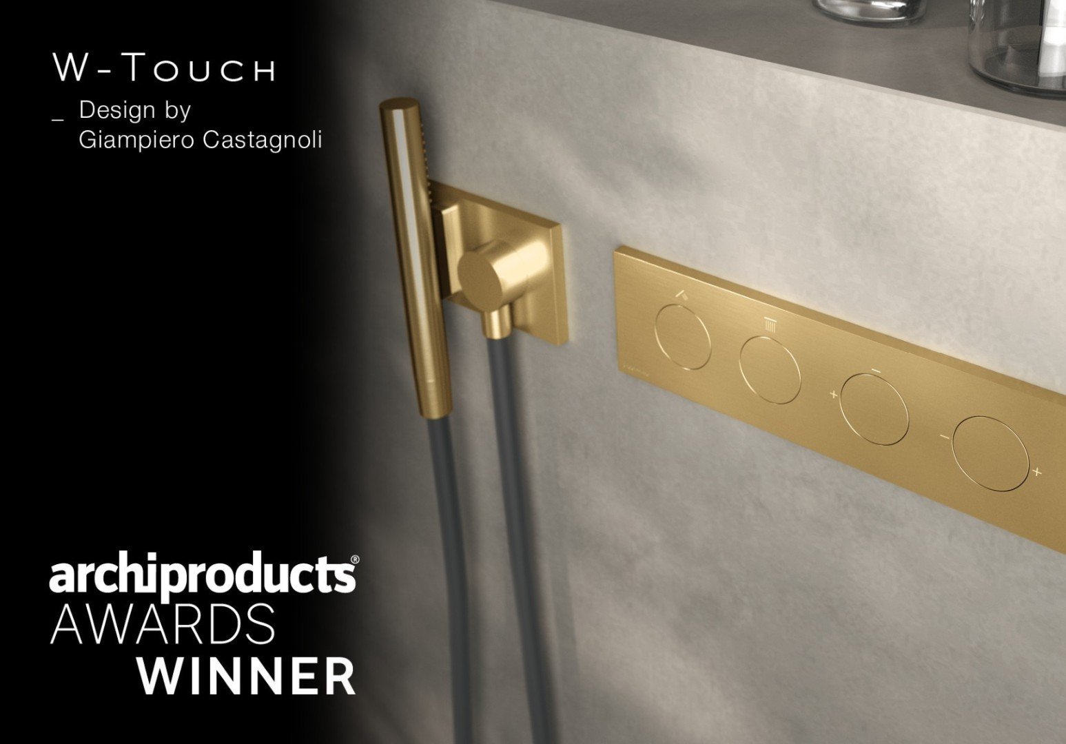 Rubinetterie Treemme remporte les Archiproducts Design Awards 2025 avec la collection W-touch